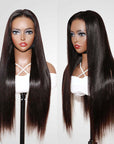 glueless lace wigs high density 210% natural look for everyday wear