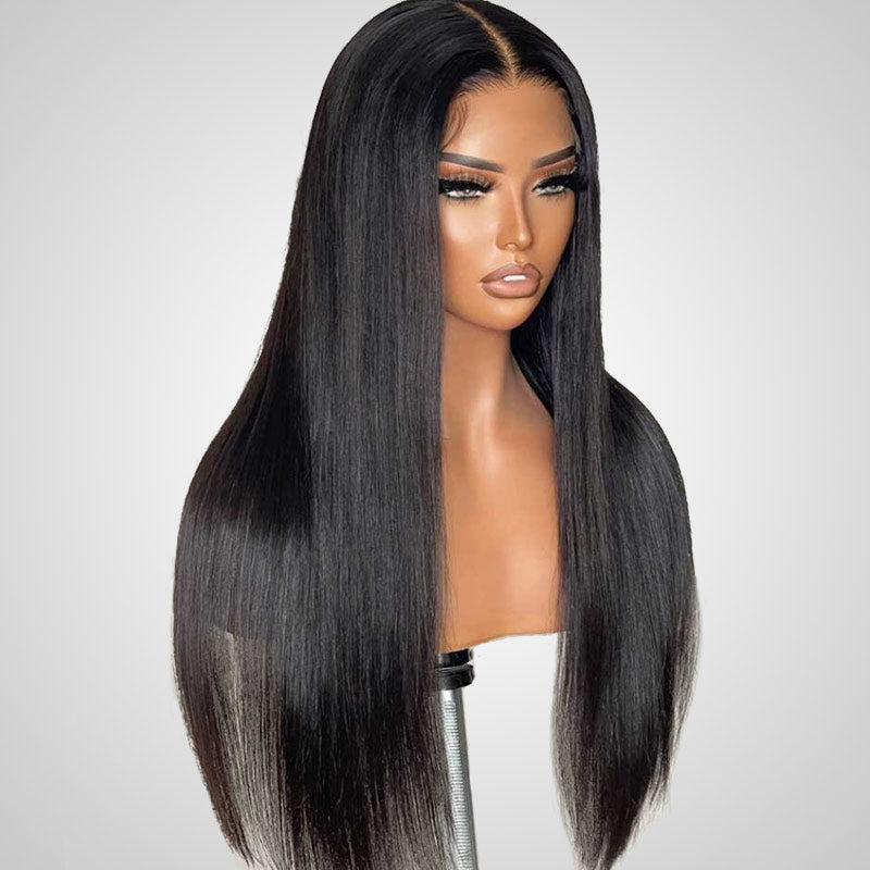 pre-cut human hair wear and go wigs for beginners