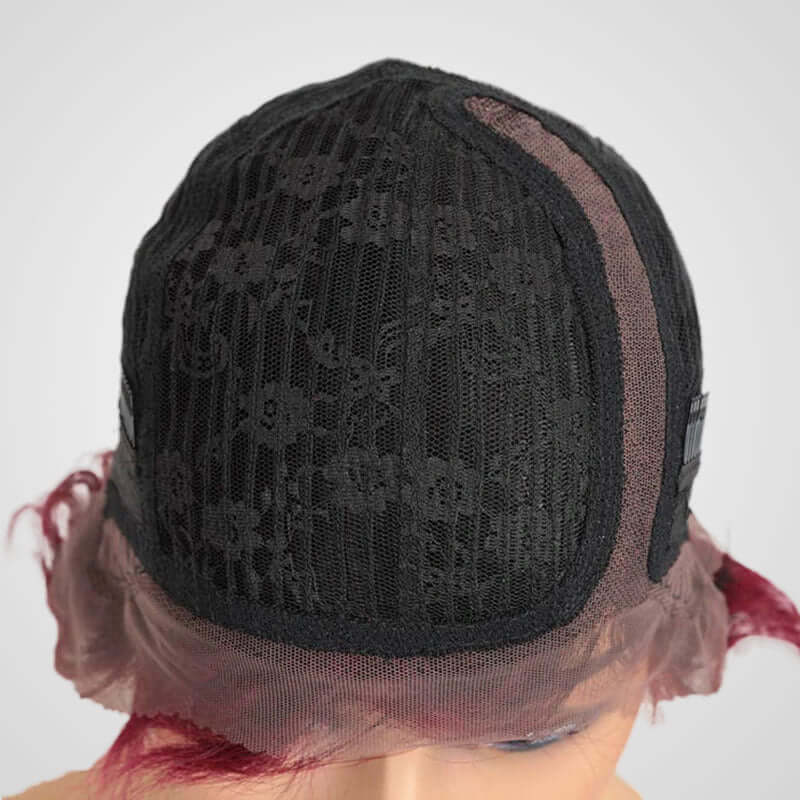 QVR New Ocean Wave Short Pixie Cut 13x4 Lace Frontal Wig