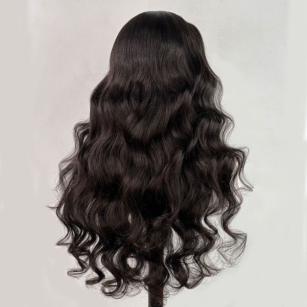 realistic type 4 hairline body wave human hair lace wigs by qvr