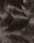 chocolate brown seamless clip in hair extensions
