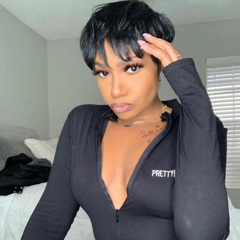 cute and edgy pixie cut wigs perfect for black girls