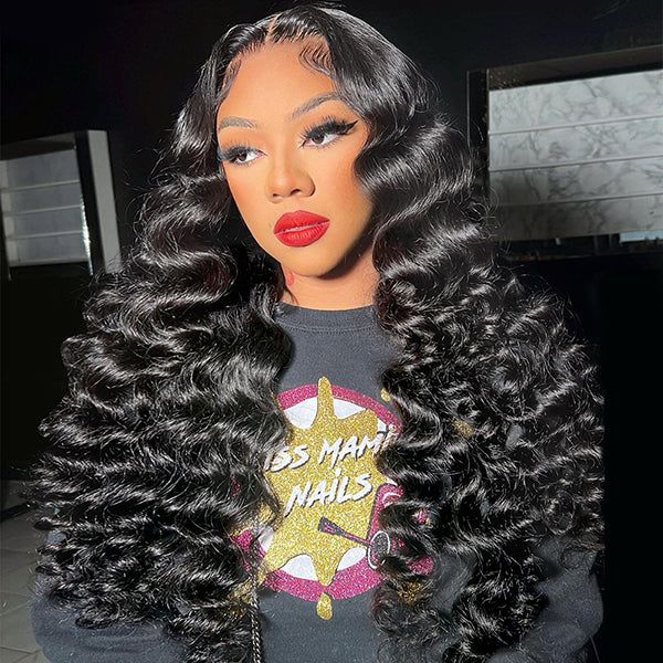 effortless loose deep wave wear and go glueless wigs with soft texture