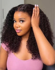 QVR Burmese Curly 13X4 Lace Front Wig Wear To Go 4Pre Design Virgin Human Hair Wigs