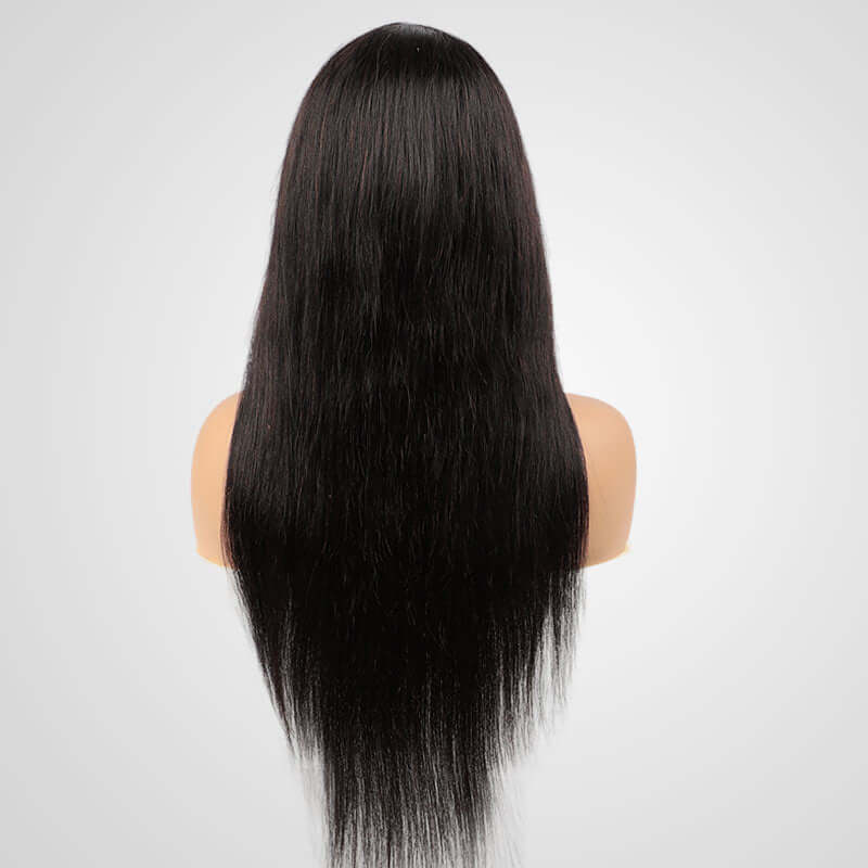 human hair wigs 24 inches silk straight for sleek style