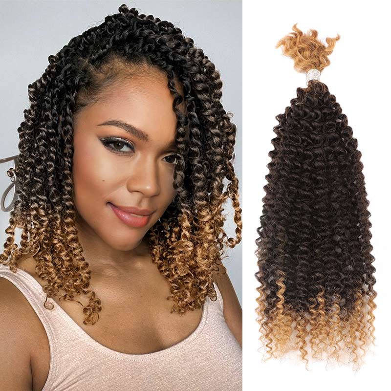 T1B/27 lightweight qvr human hair spring twist extensions