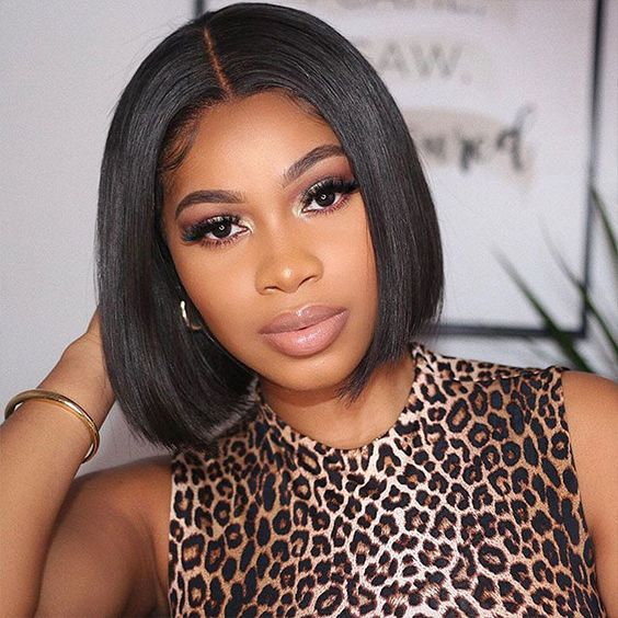 natural look short bob wigs human hair wigs