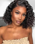 protective water wave bob wigs, soft-textured short bob wigs for Black beauty