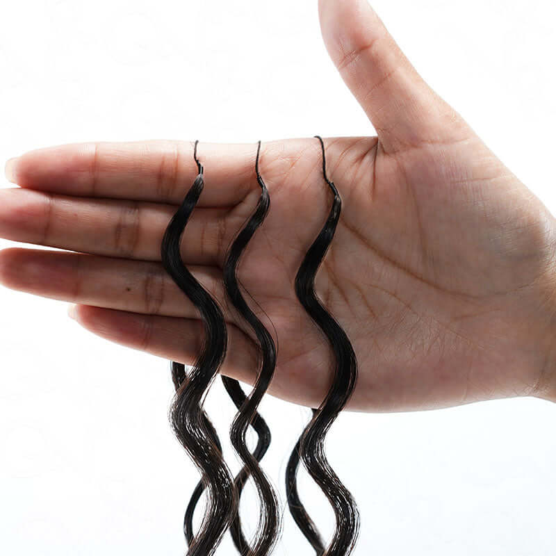 strands of water wave ombre brown crochet braids