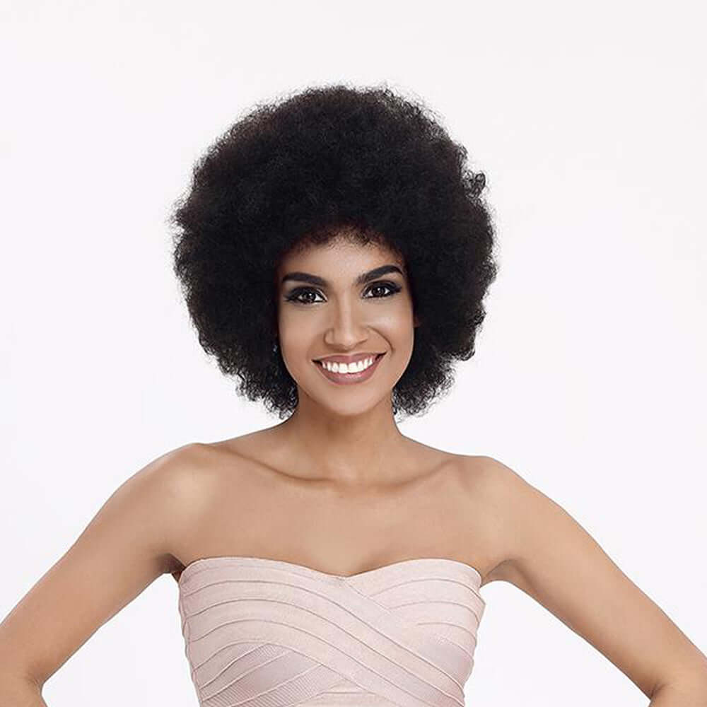 fluffy afro style pixie cut wigs perfect for confident black women