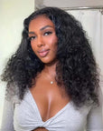 QVR Burmese Curly PU Clip In Hair Extensions 9PCS 5PCS Volumizer Human Hair