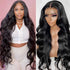 hd lace wigs human hair 30inch body wave lace front wig for black women