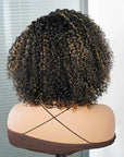 no split ends human hair wigs short curly cut style