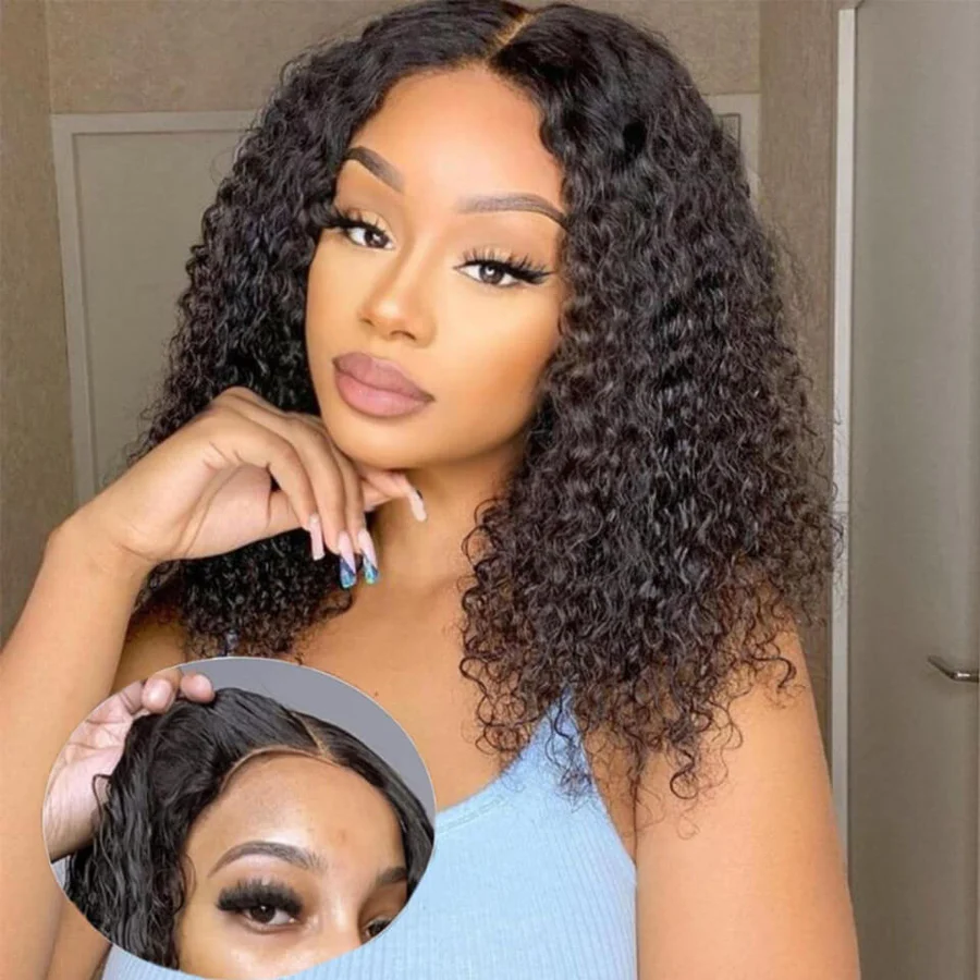 easy install deep curly wear and go glueless wig