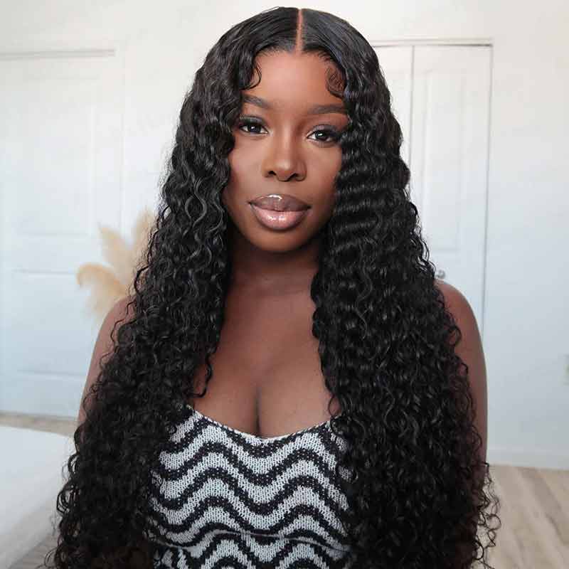 wear and go glueless wig with HD lace closure