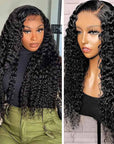 glueless 4x6 lace closure human hair wear and go wigs