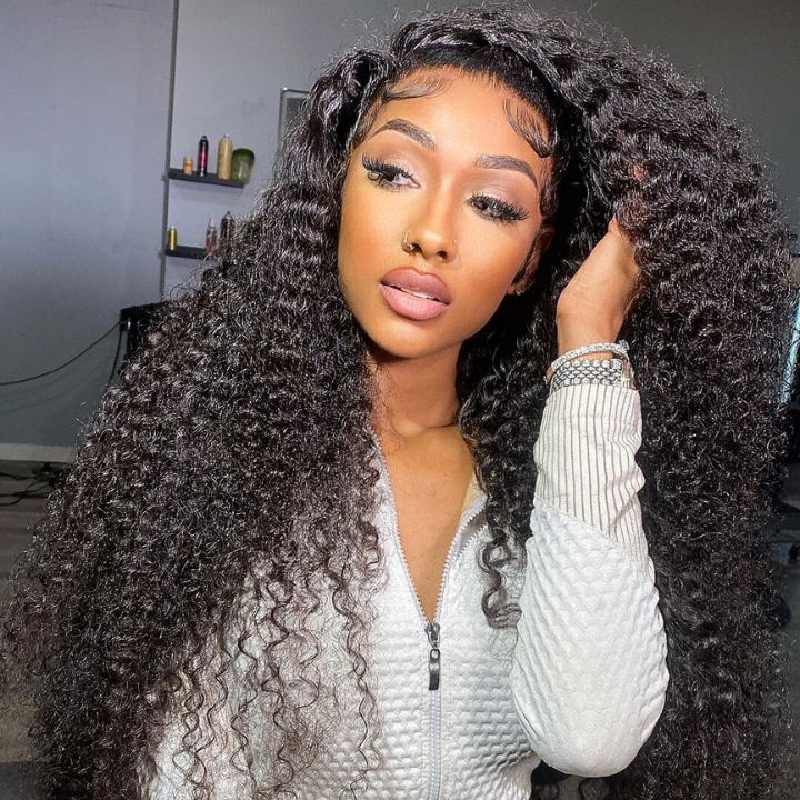 soft and defined curls human hair wear and go wigs