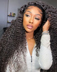 soft and defined curls human hair wear and go wigs
