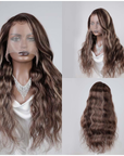 natural-looking dark balayage body wave hd lace wigs human hair
