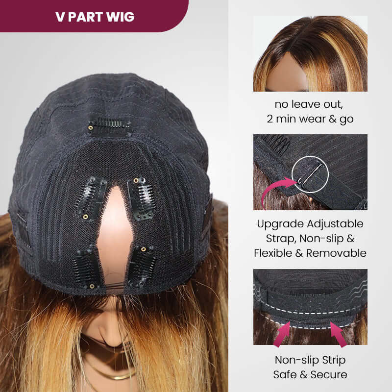 qvr v part wig human hair wig - why choose us