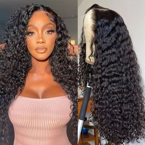 glueless pre-cut 13x4 HD lace closure human hair wear and go wigs
