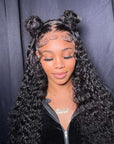 easy-to-style 4x4 HD lace closure human hair wear and go wig