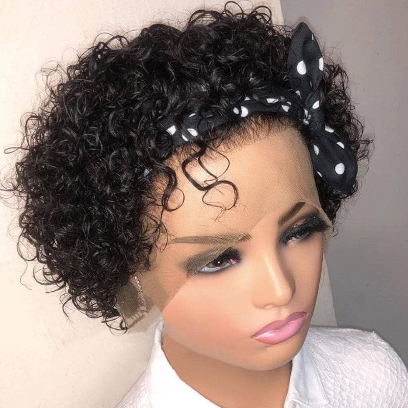 popular curly pixie cut wigs 100 human hair for everyday slay
