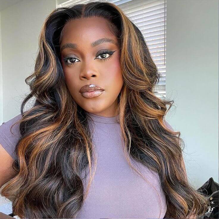 13x4 lace frontal glueless human hair wigs with natural waves