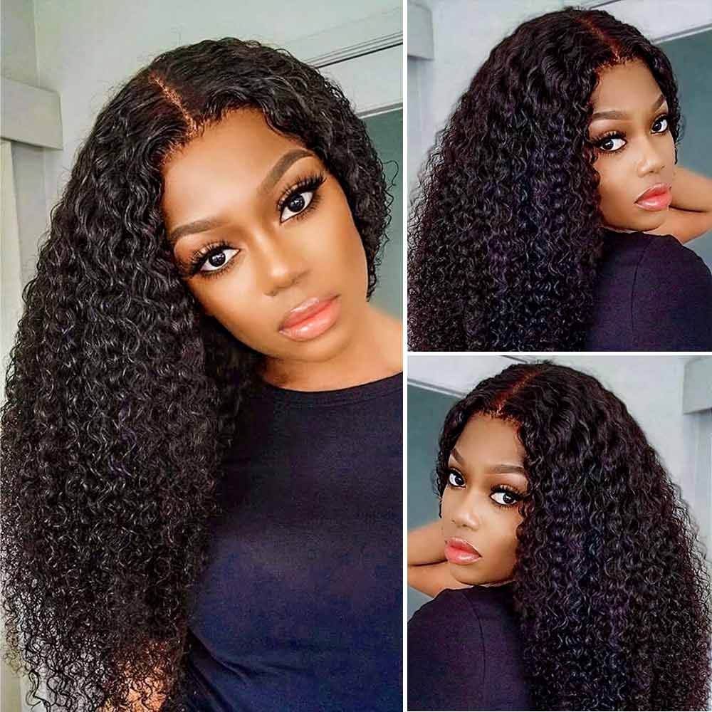jerry curly v part wig 100% human hair beginner friendly