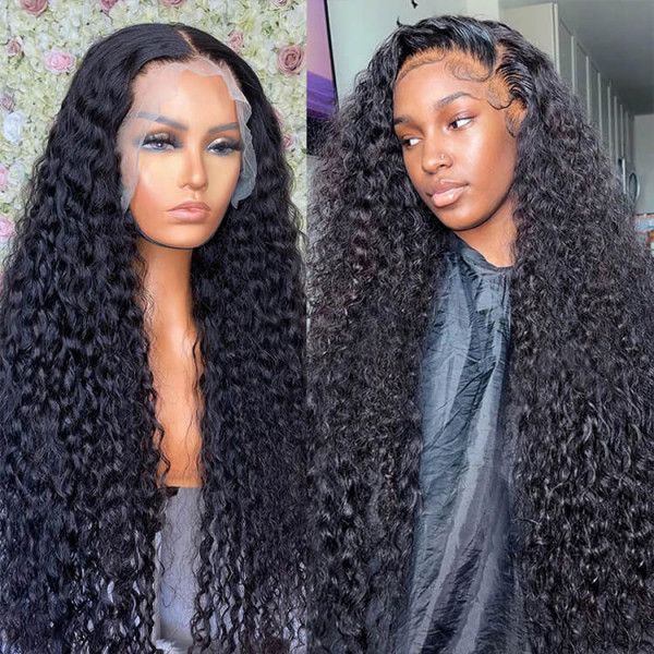 brazilian curly glueless human hair wigs for effortless beauty