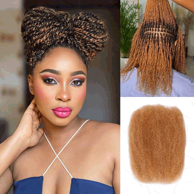 vibrant afro kinky bulk human hair for black women