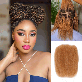 vibrant afro kinky bulk human hair for black women