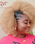afro kinky bulk human hair high volume