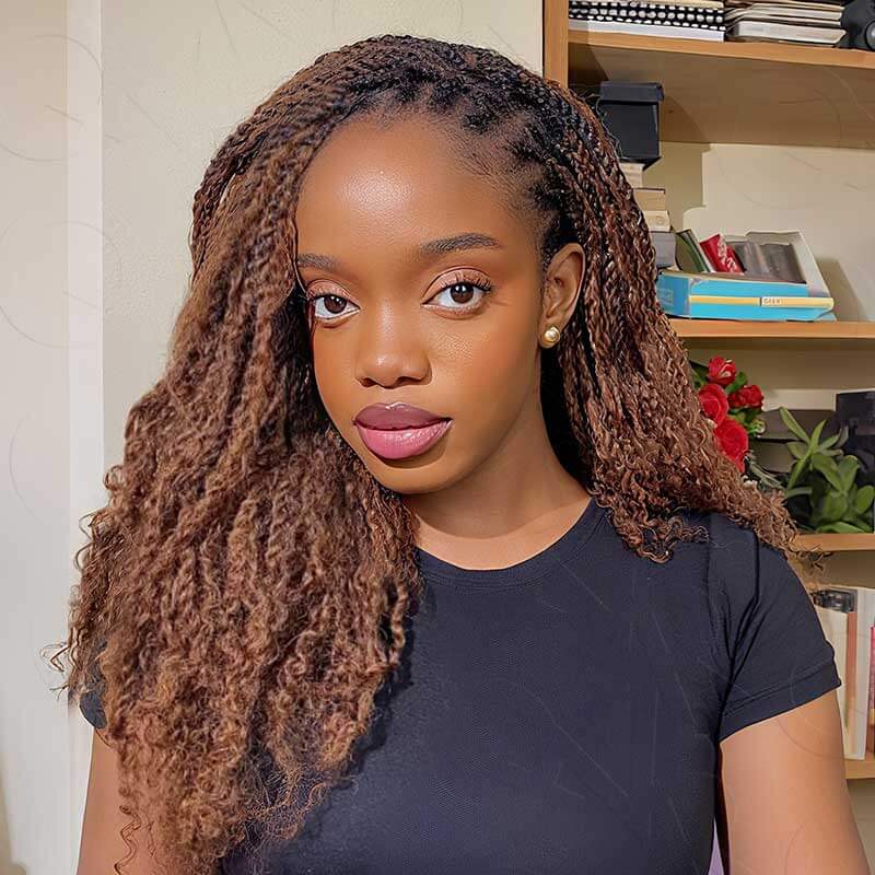 soft textured afro kinky hair in 