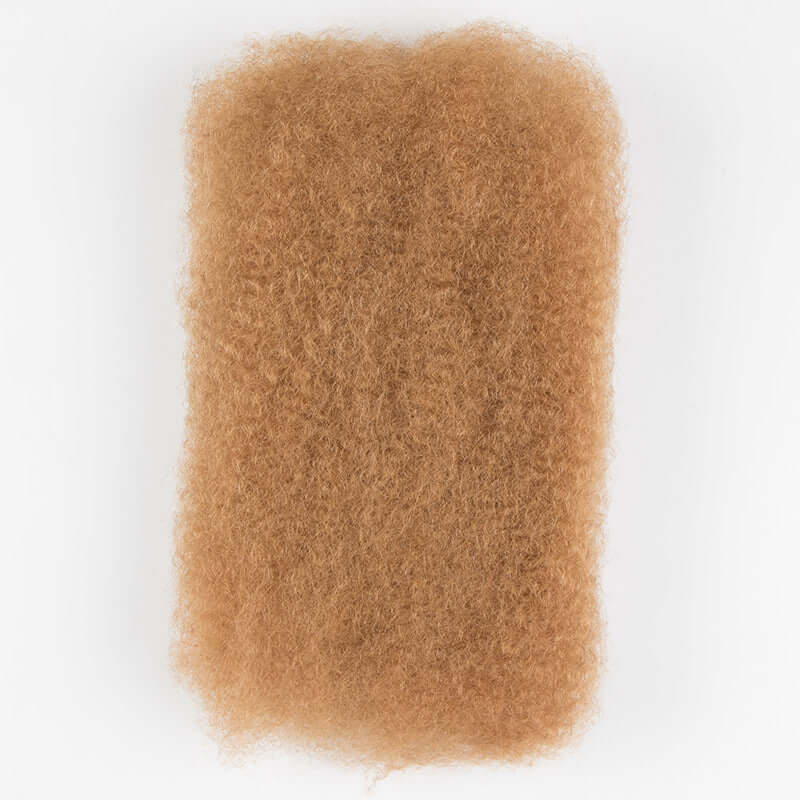 honey blonde Afro kinky human hair reusable hair extensions