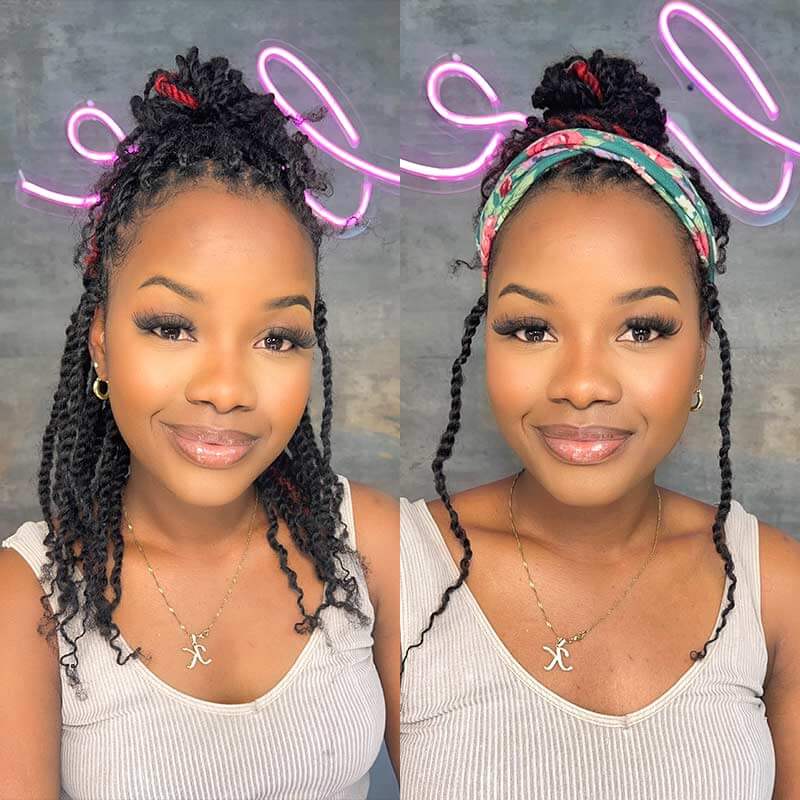 headband afro kinky bulk hair for braiding