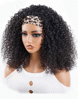 human hair wigs ramen curl half wig for natural protective style