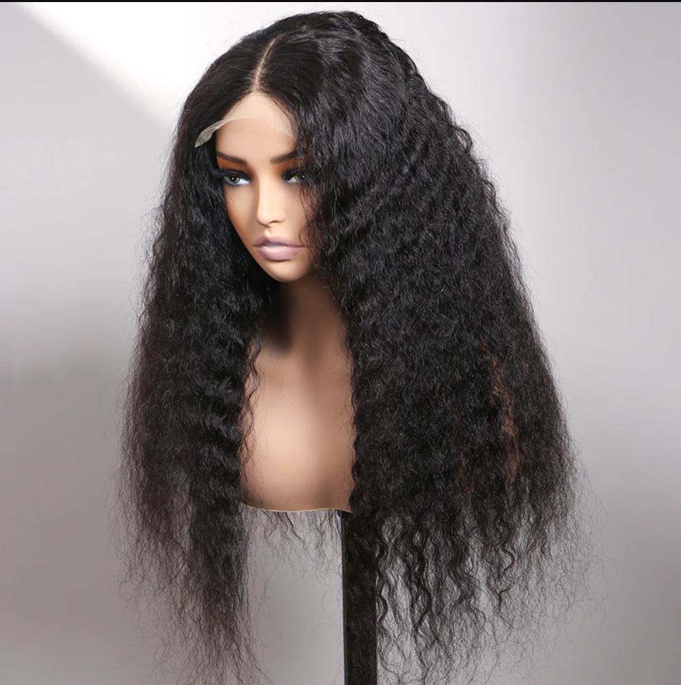 qvr glueless wigs for bohemian curls, pre-plucked for natural edges