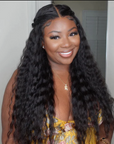 glueless wigs with 5x5 closure for effortless, curly style for black women