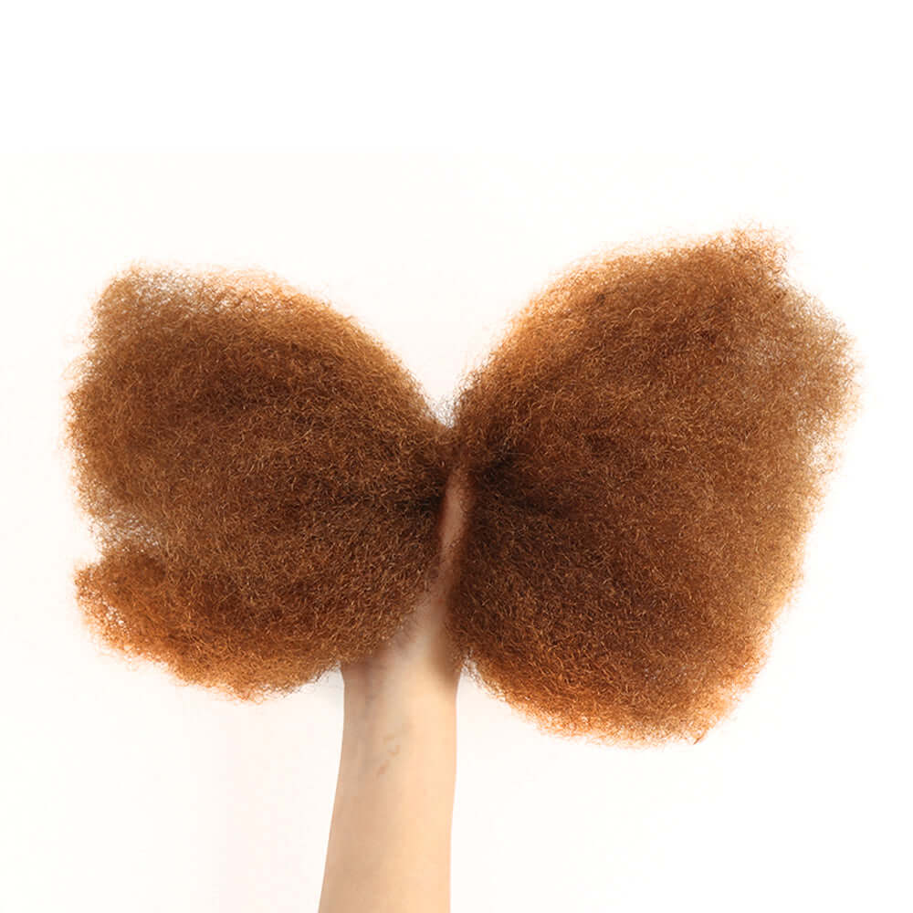 natural afro kinky human hair extensions