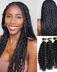 qvr kinky 3 pack deep wave bulk braiding hair