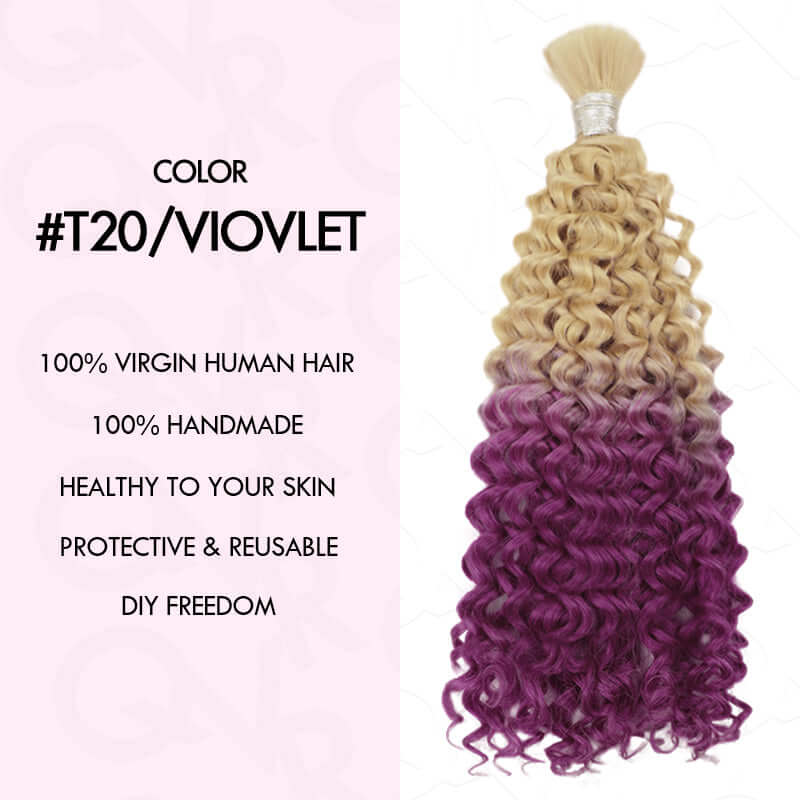 soft boho style human hair crochet hair extensions