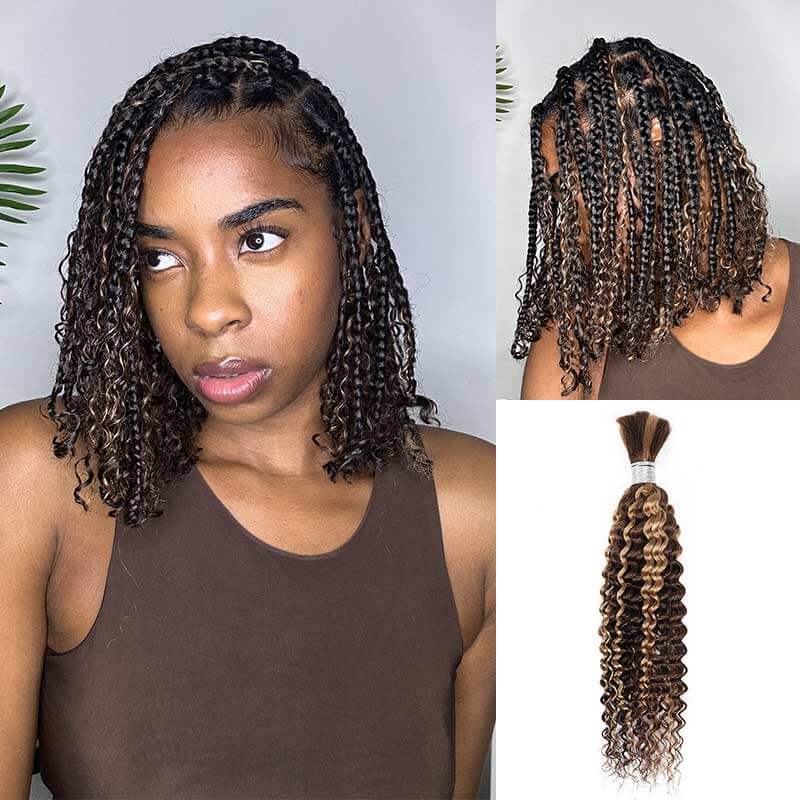 short lenght afro kinky bulk braiding hair