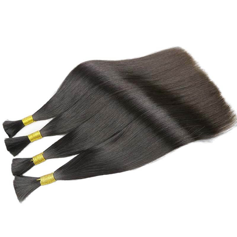 straight long bulk braiding hair