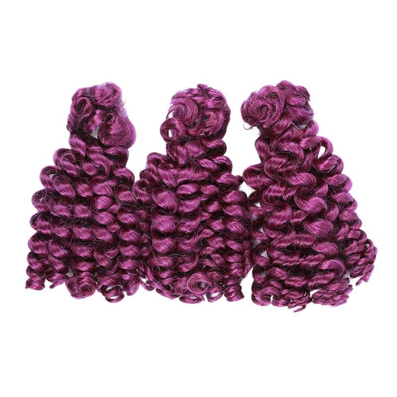 3 pack bouncy curl bulk braiding hair