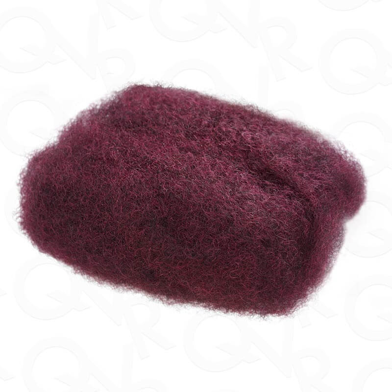 #1b/99j/burgundy mixed afro kinky bulk human hair