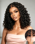 QVR Knotless Boho Braid 5X5 Lace Closure Wig with Braided Top Wear To Go Virgin Human Hair Wigs