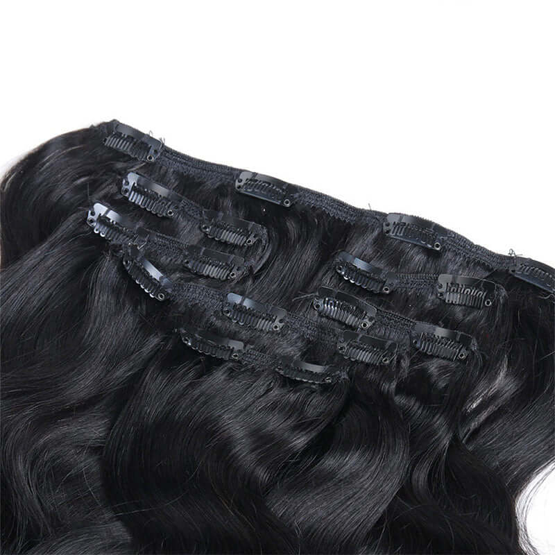 qvr high quality clip in hair extensions