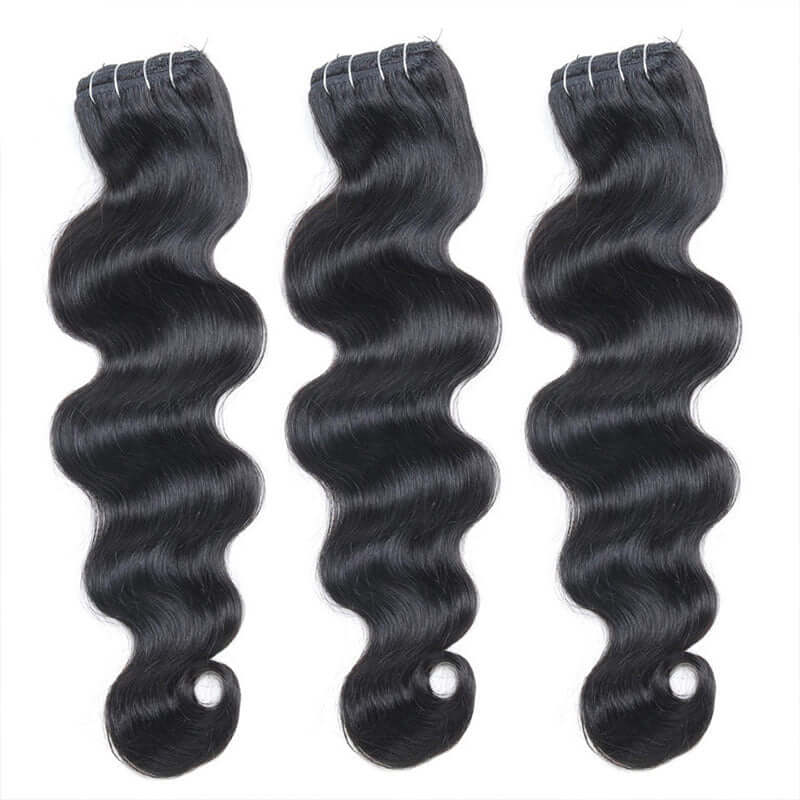 3 pack body wave clip in hair extensions