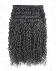 volumizing clip in human hair extensions set